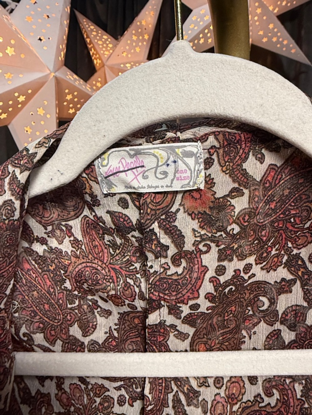 NWOT Free People High Low Printed Duster- Forever Paisley - Picture 8 of 8